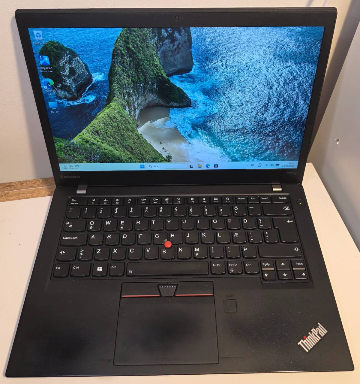 Lenovo ThinkPad T470s fartölva 1